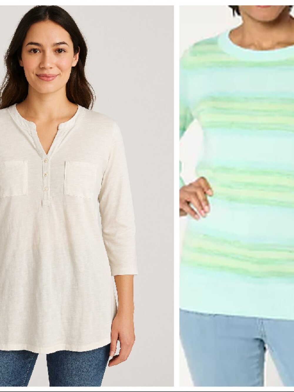 Belle by Kim Gravel size XL Lot of 2 Slub & Sweater (see photos)